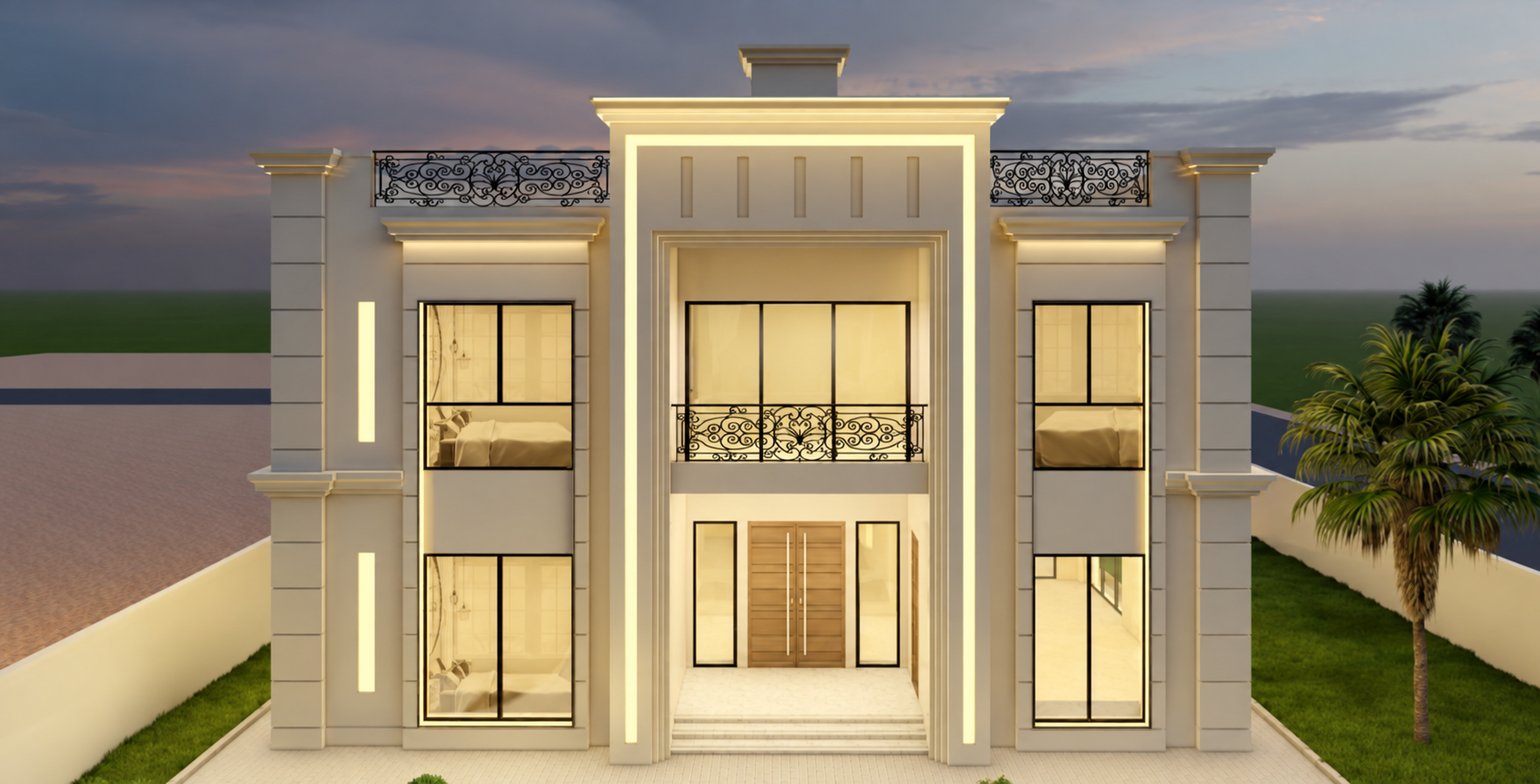 P014 villa facade design