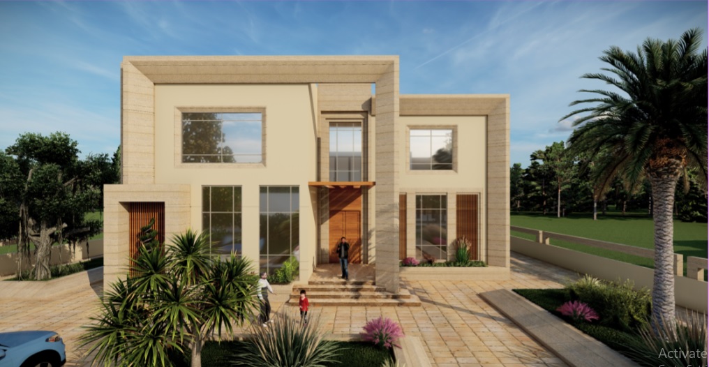 P015 villa facade design