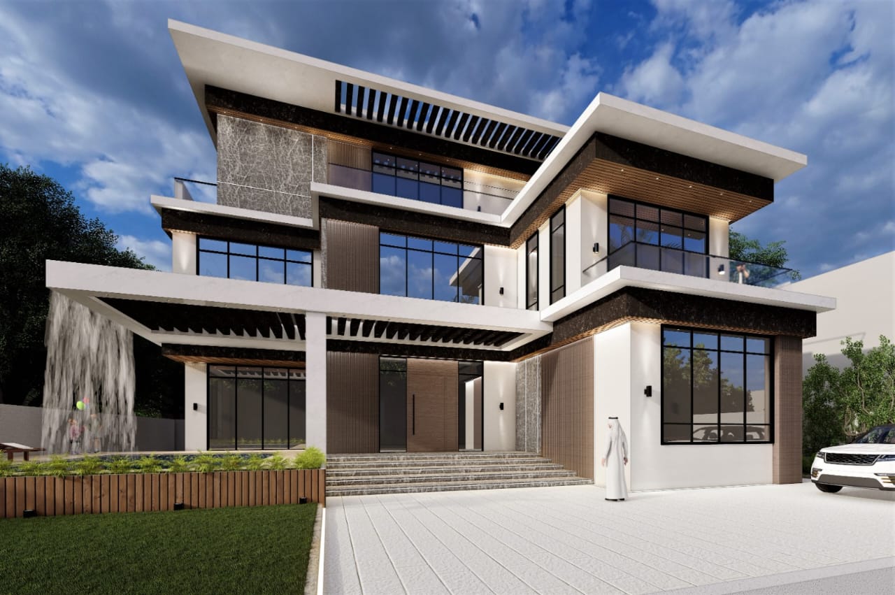 P016 villa facade design
