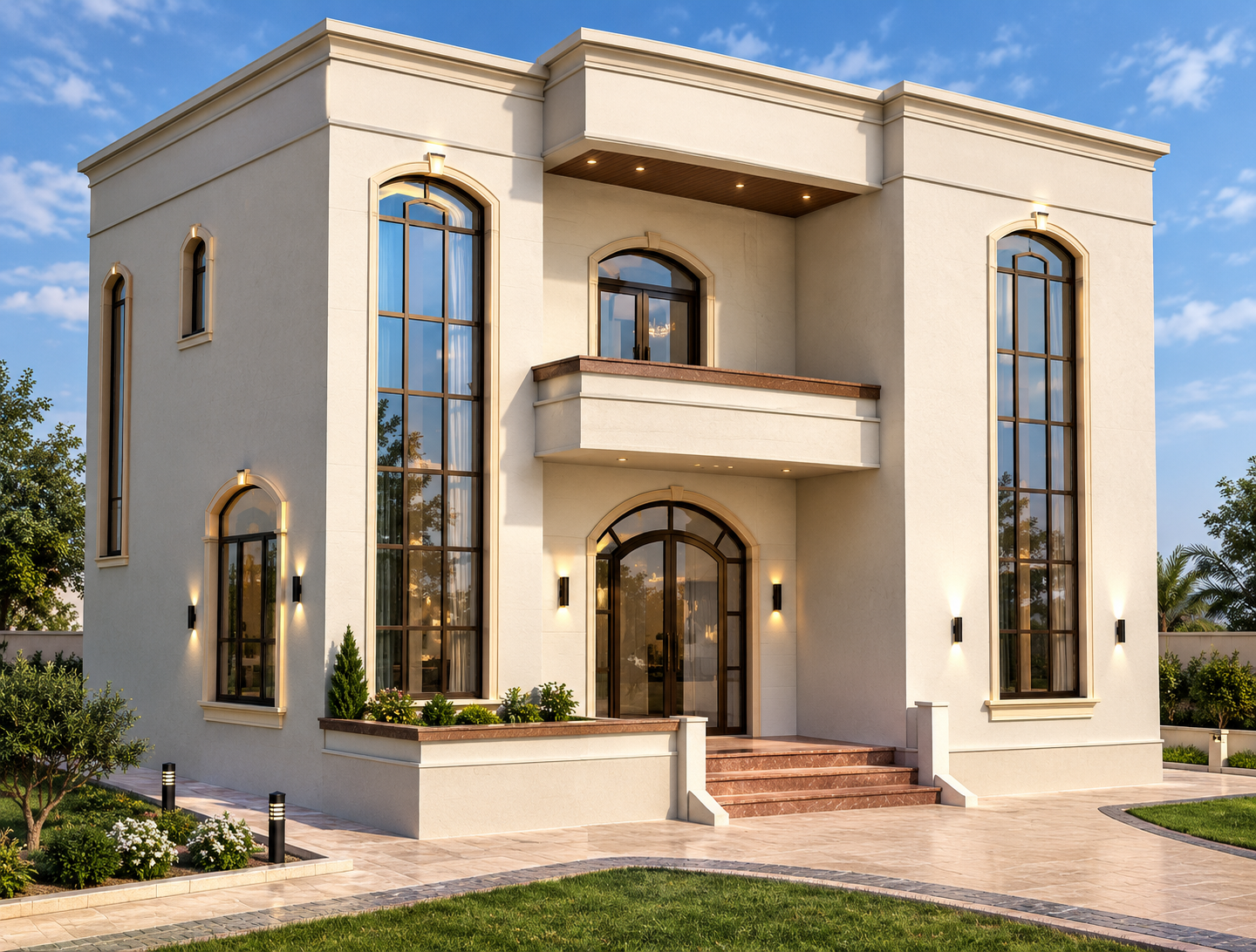 P017 villa facade design