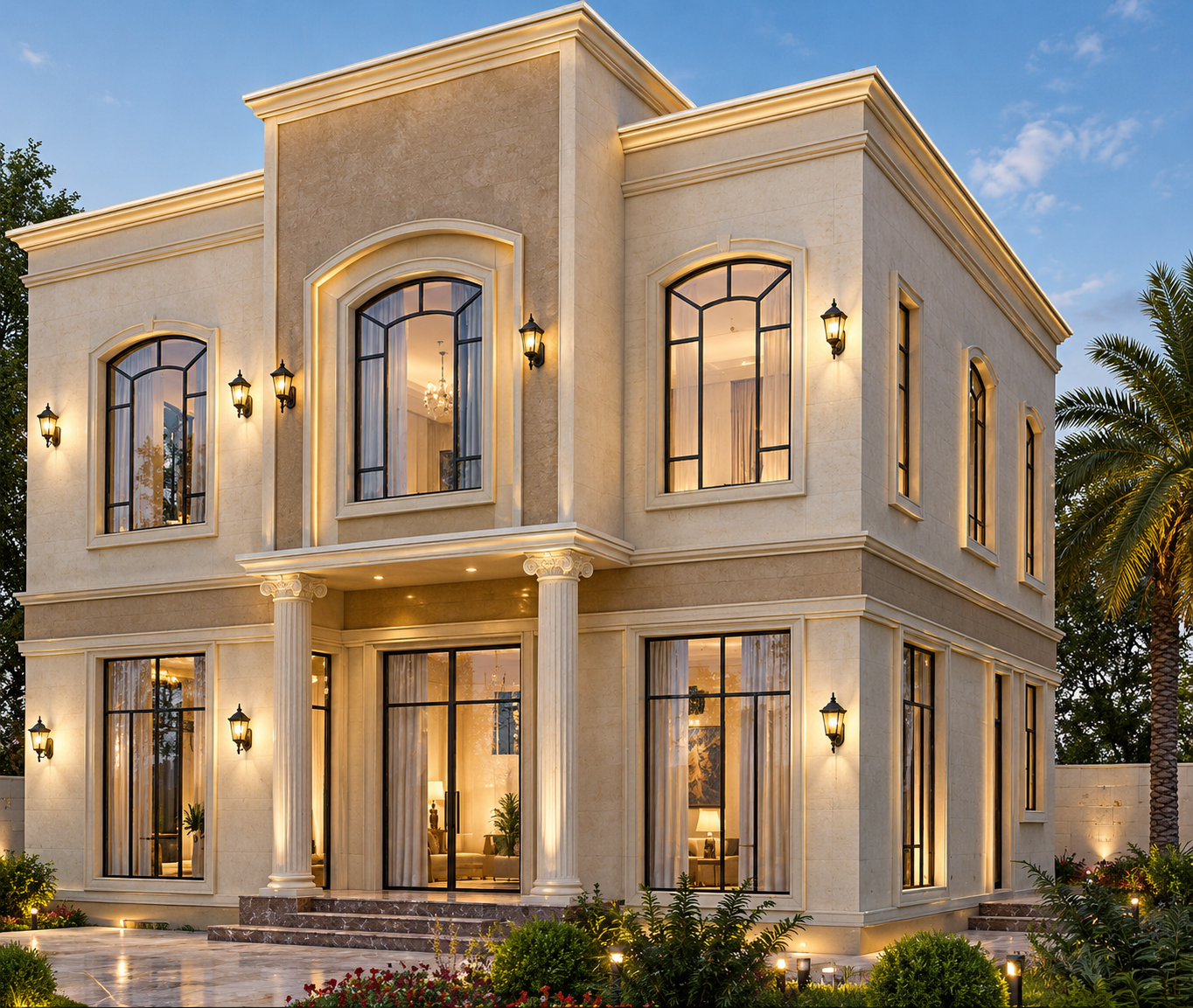 P021 villa facade design