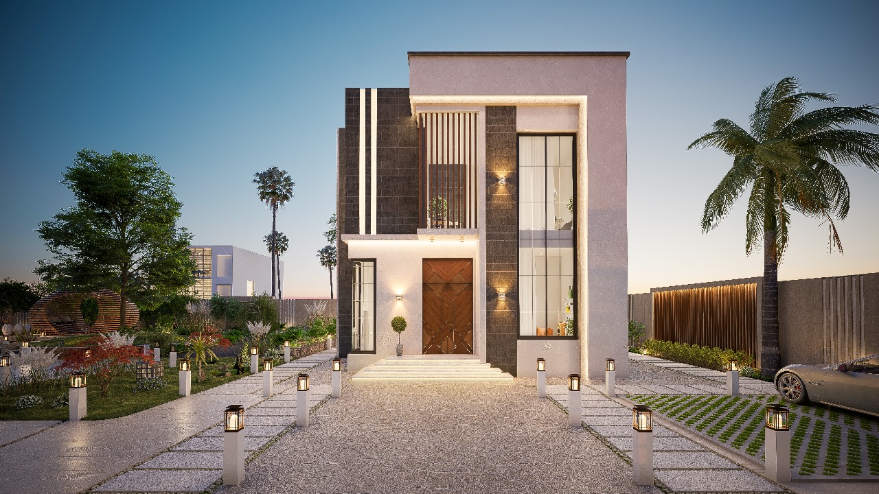 P023 villa facade design