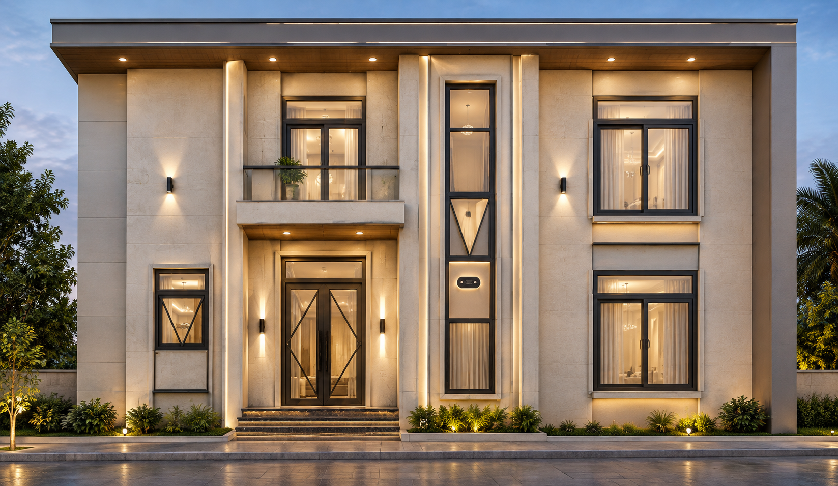P024 villa facade design